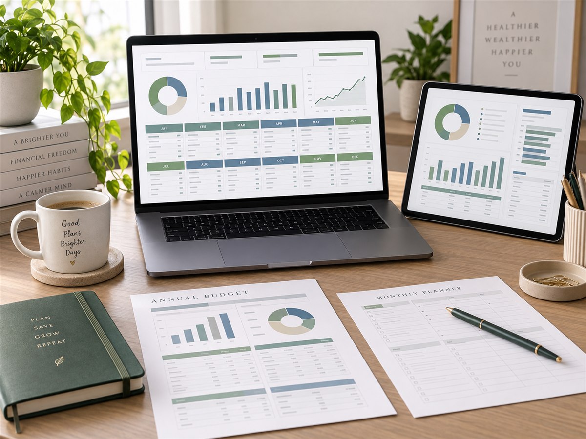Ultimate Annual Budget mockup