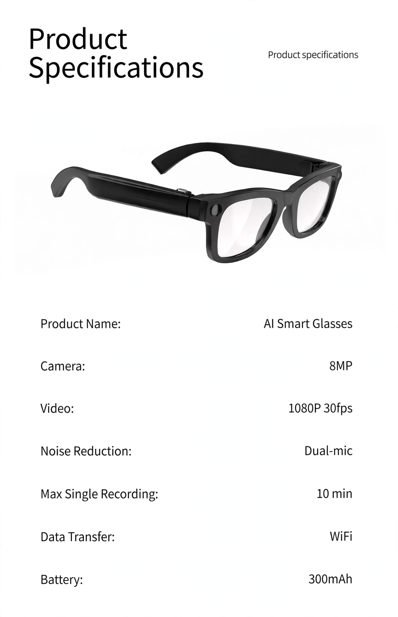 Product Specifications
